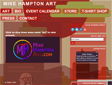 Tablet Screenshot of mikehamptonart.com